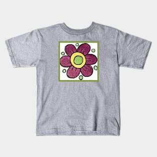 Groovy Flower #7 Kids T-Shirt